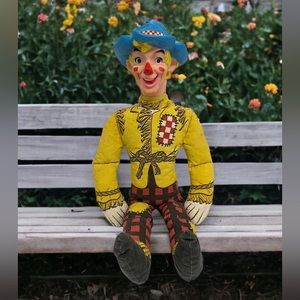 Vintage 1965 Ralston Purina RP Company Wizard Of Oz Scarecrow Plush Rubber Head
